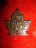 34-4, Canadian Forestry Corps Officer's Bronze Collar Badge, Gaunt Maker